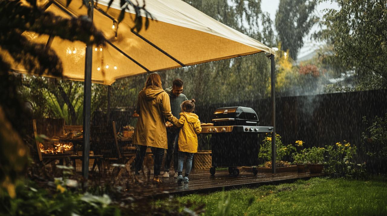 Comment faire un barbecue sous la pluie ? Les précautions de sécurité essentielles