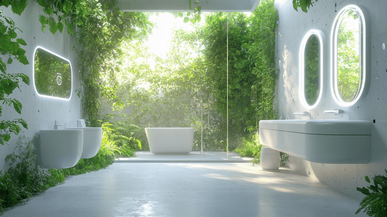 Découvrez les innovations écologiques et connectées des salles de bain en 2025