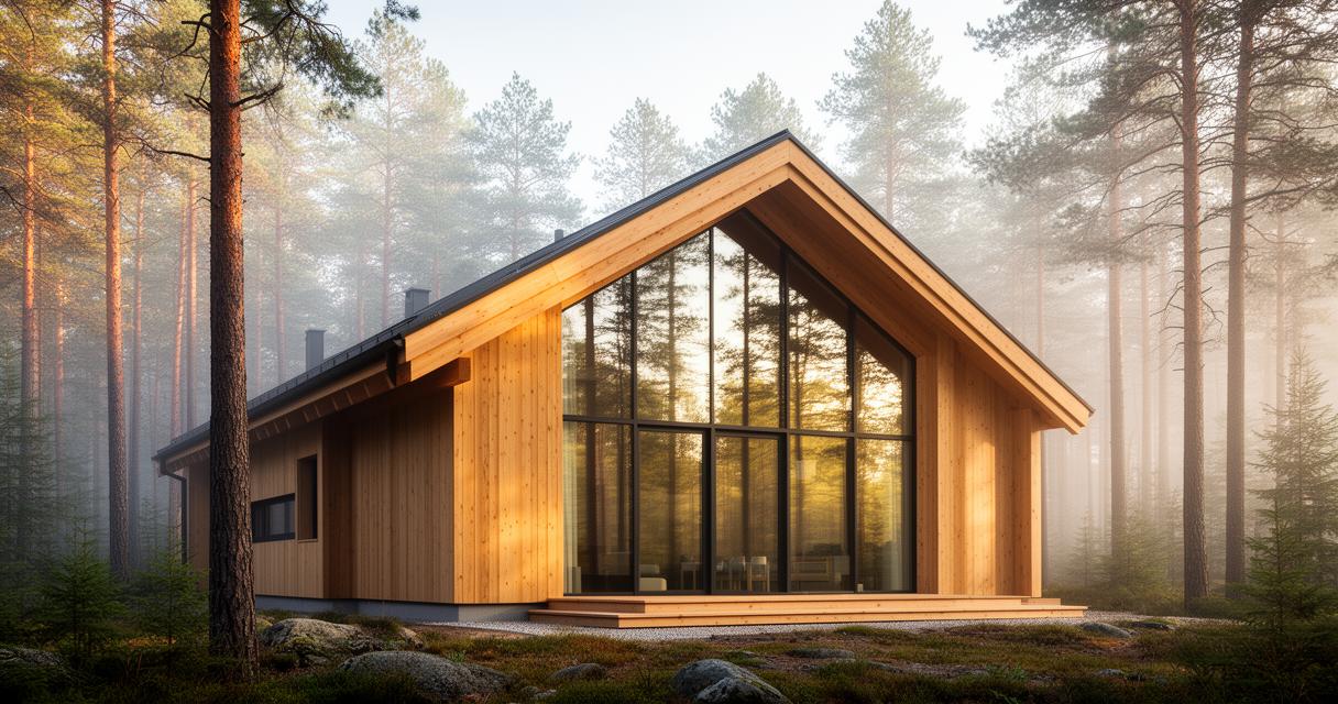 Les avantages de construire un chalet en bois sur-mesure